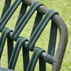 Trädgårdsfåtölj i aluminium tillverkad i Italien - Emmacross från Varaschin Viadurini