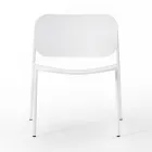 Trädgårdsfåtölj i målad metall Made in Italy 2 delar - Synergy Viadurini