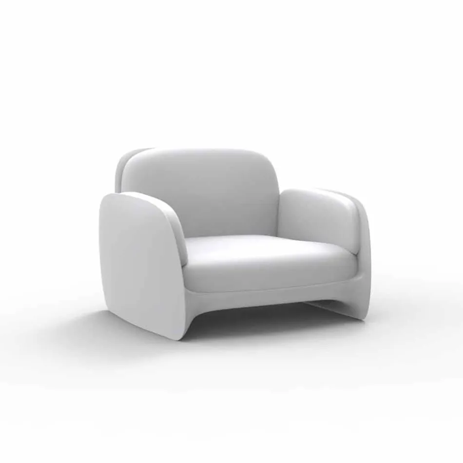 Pezzettina av Vondom polyeten trädgård fåtölj, design Viadurini