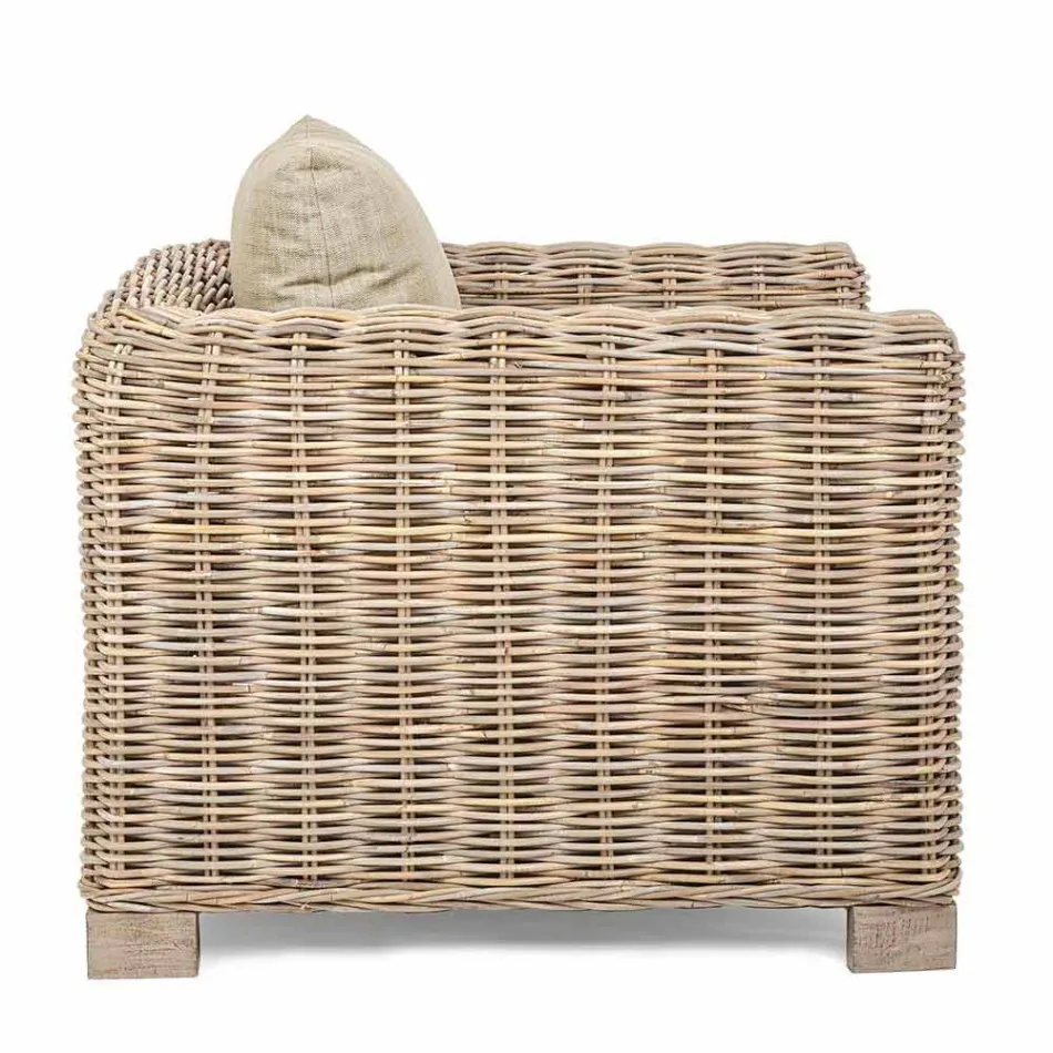 Homemotion inomhus / utomhus design Rotting Garden fåtölj - Ceara Viadurini