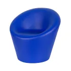 Trädgårdsfåtölj i fluor och färgad polyeten Tillverkad i Italien - Colores Viadurini