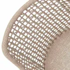 Modern Varaschin Emma trädgård fåtölj i solid iroko trä Viadurini