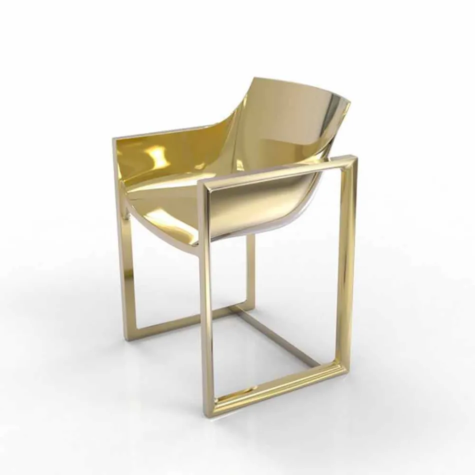 WallStreet Vondom trädgård fåtölj, polypropen och glasfiber Viadurini