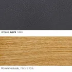 Vardagsrumsfåtölj med fotstöd i läder och trä Tillverkad i Italien - fjäril Viadurini