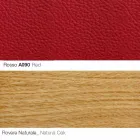 Vardagsrumsfåtölj med fotstöd i läder och trä Tillverkad i Italien - fjäril Viadurini