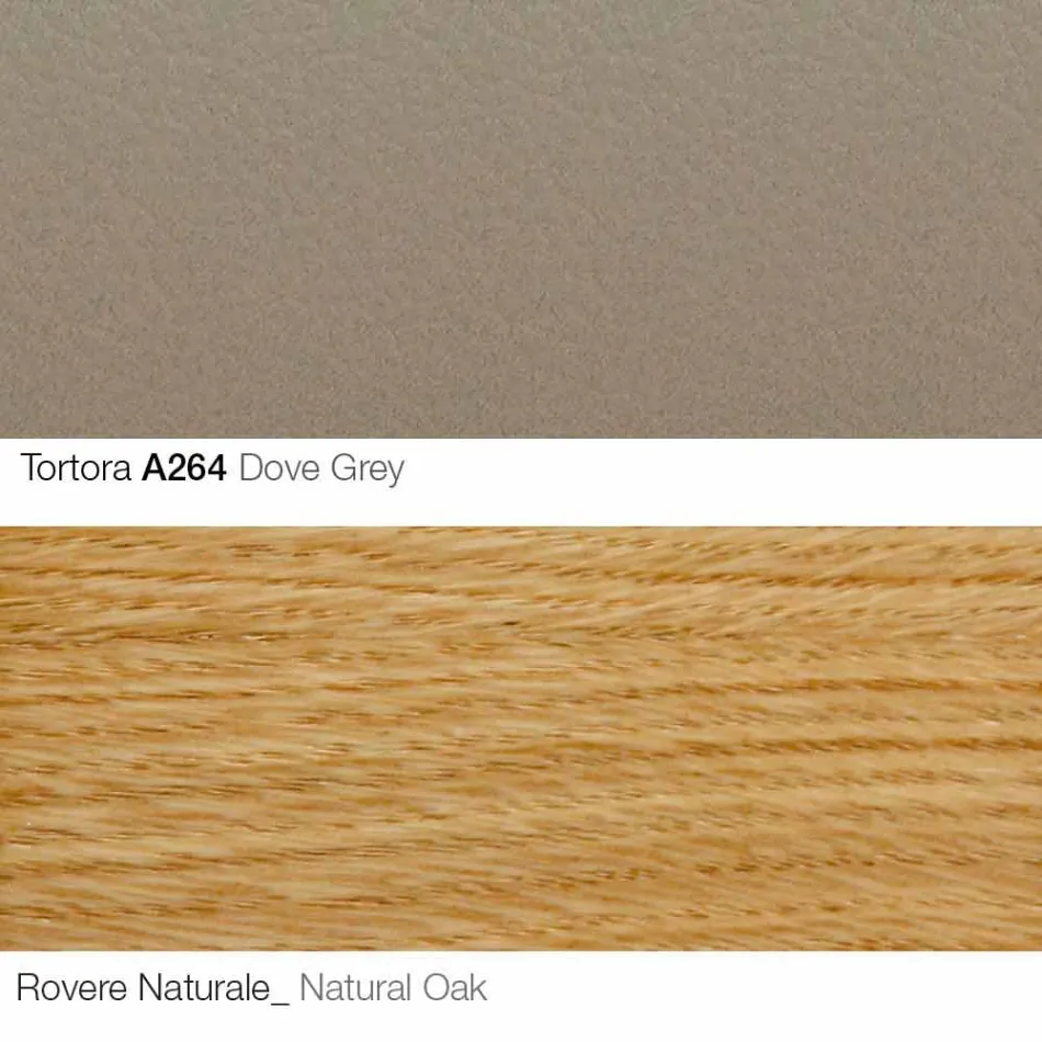 Vardagsrumsfåtölj med fotstöd i läder och trä Tillverkad i Italien - fjäril Viadurini