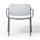 Vardagsrumsfåtölj klädd i tyg Made in Italy 2 delar - Sangria Viadurini