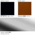 Vridbar vardagsrumsfåtölj i läder och metall tillverkad i Italien - fjäril Viadurini