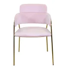 Vardagsrumsfåtölj i guldmetall och sammet - Flag Viadurini