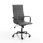 Kontorsfåtölj med högt eller lågt ryggstöd - Rubidio Viadurini