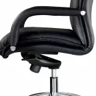 Swivel Executive Office Chair in Leather and Faux Leather - Oliviero Viadurini