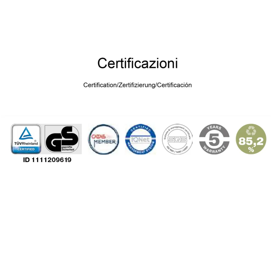 Ergonomisk svängbar kontorsstol med hjul och nackstöd - Gimiglia Viadurini