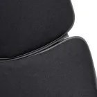 Justerbar vridbar kontorsstol i stål och polyester - Luigio Viadurini