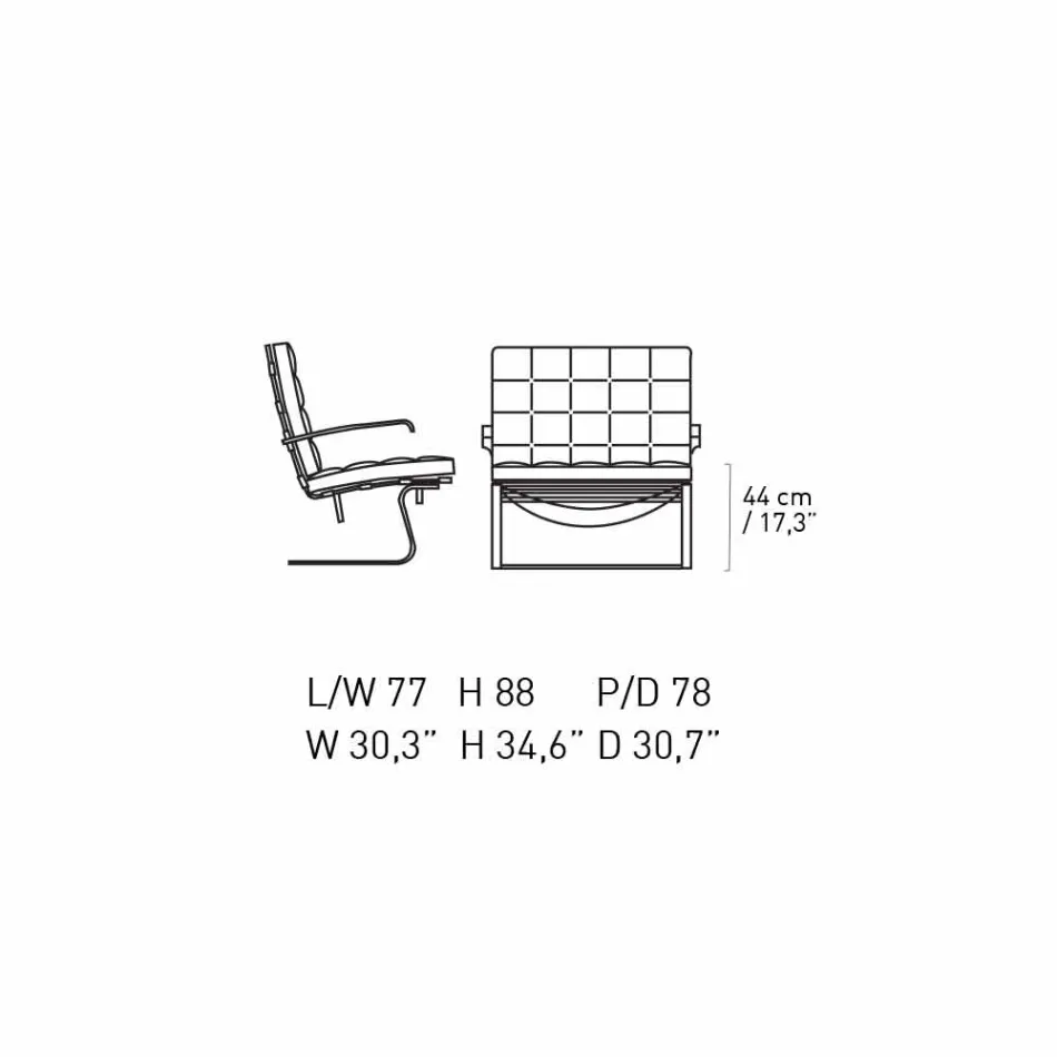 Kontorsfåtölj i läder med stålkonstruktion tillverkad i Italien - Speranza Viadurini