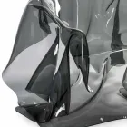 Fåtölj modern design rökt plexiglas Paris, tillverkad i Italien Viadurini