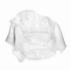 Fåtölj modern design plexiglas Paris, tillverkad i Italien Viadurini