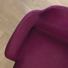 Högkvalitativ fåtölj med sammets- eller tygsits tillverkad i Italien - Molde Viadurini