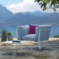 Modern och Made in Italy designfåtölj för utomhus- eller inomhus - Carminio1