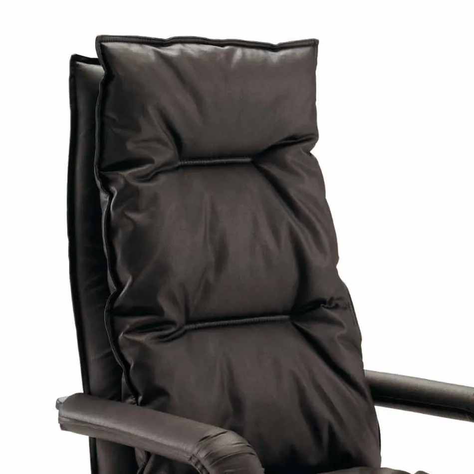 Modern Executive Stol Kontorsläder Gemma Viadurini