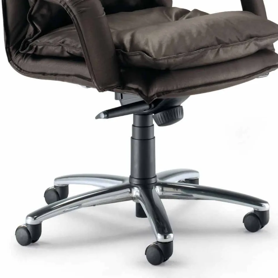 Modern Executive Stol Kontorsläder Gemma Viadurini