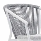 Garden Rocking Armchair Solid och klädda tyg - Smart av Varaschin Viadurini