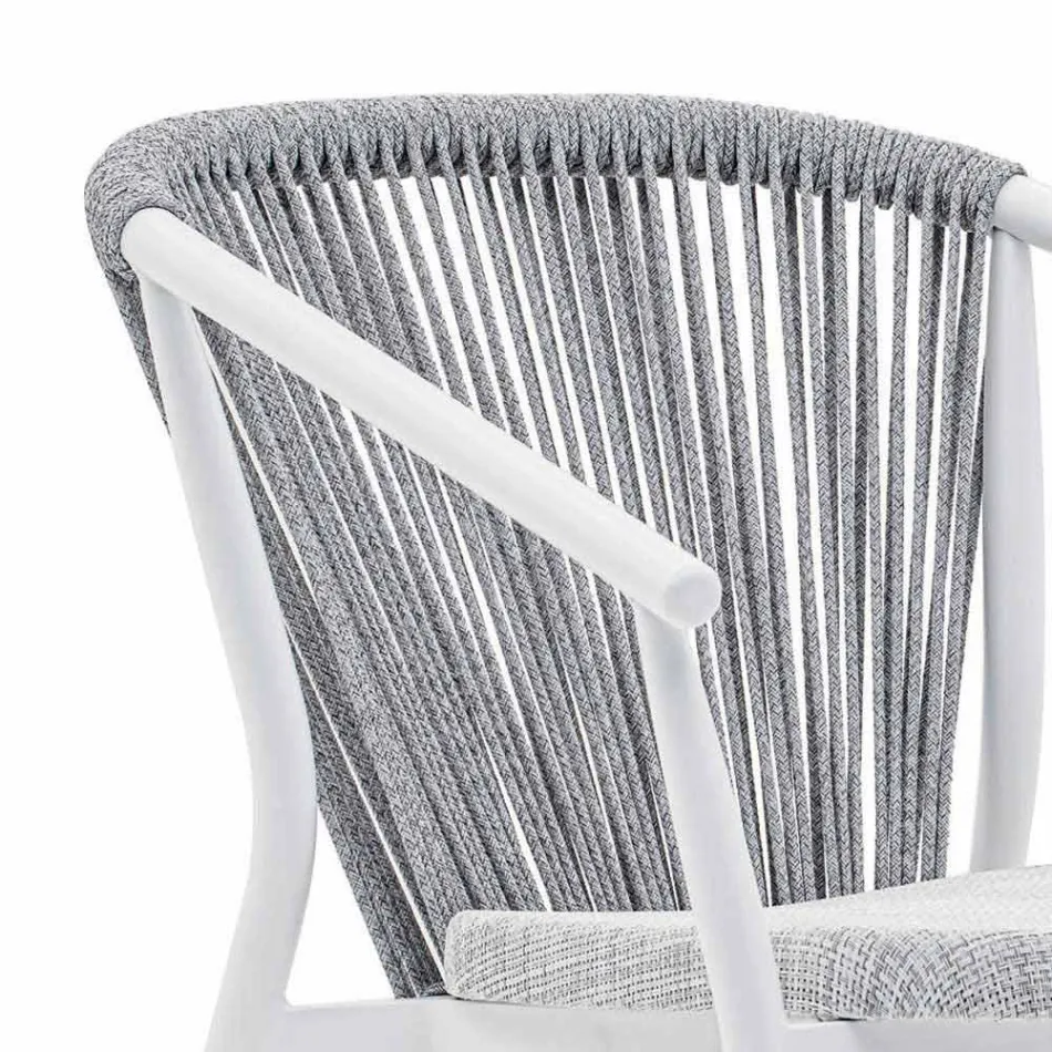 Garden Rocking Armchair Solid och klädda tyg - Smart av Varaschin Viadurini
