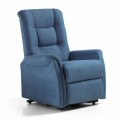 Lift Chair Relax Lift med 2 lyxmotorer i tyg - Victoire