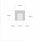 Etnisk lounge fåtölj i lapptyg eller sammetsfiber Viadurini