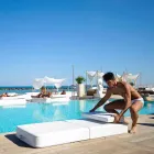 Flytande fåtölj Trona white design Lyx, tillverkad i Italien Viadurini