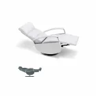 Modern design 2-motor svängbar fåtölj tillverkad i Italien Cassia Viadurini