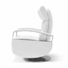 Modern design 2-motor svängbar fåtölj tillverkad i Italien Cassia Viadurini