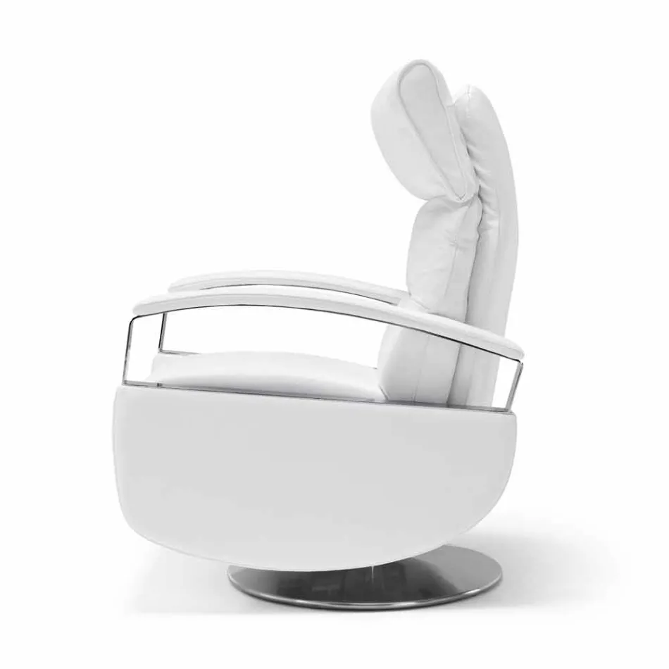 Modern design 2-motor svängbar fåtölj tillverkad i Italien Cassia Viadurini