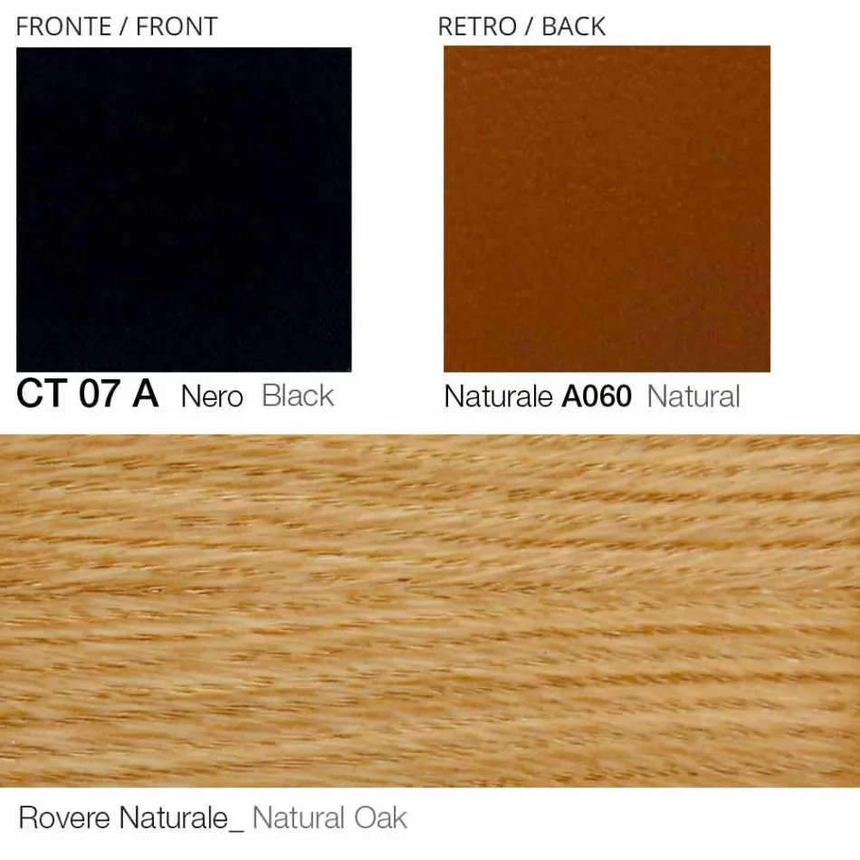 Svängbar fåtölj av läder med träbas tillverkad i Italien - fjäril Viadurini