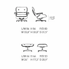 Svängbar fåtölj täckt i läder med fotstöd tillverkad i Italien - Maestrale Viadurini