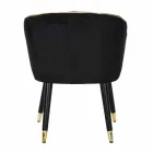 Klädd fåtölj i trä och tyg av modern design - Maddy Viadurini