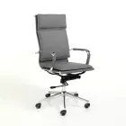 Syntetläderfåtölj i 3 olika ytbehandlingar - Neon Viadurini