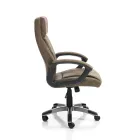 Fåtölj i syntetiskt läder med ålderseffekt - Rhodium Viadurini