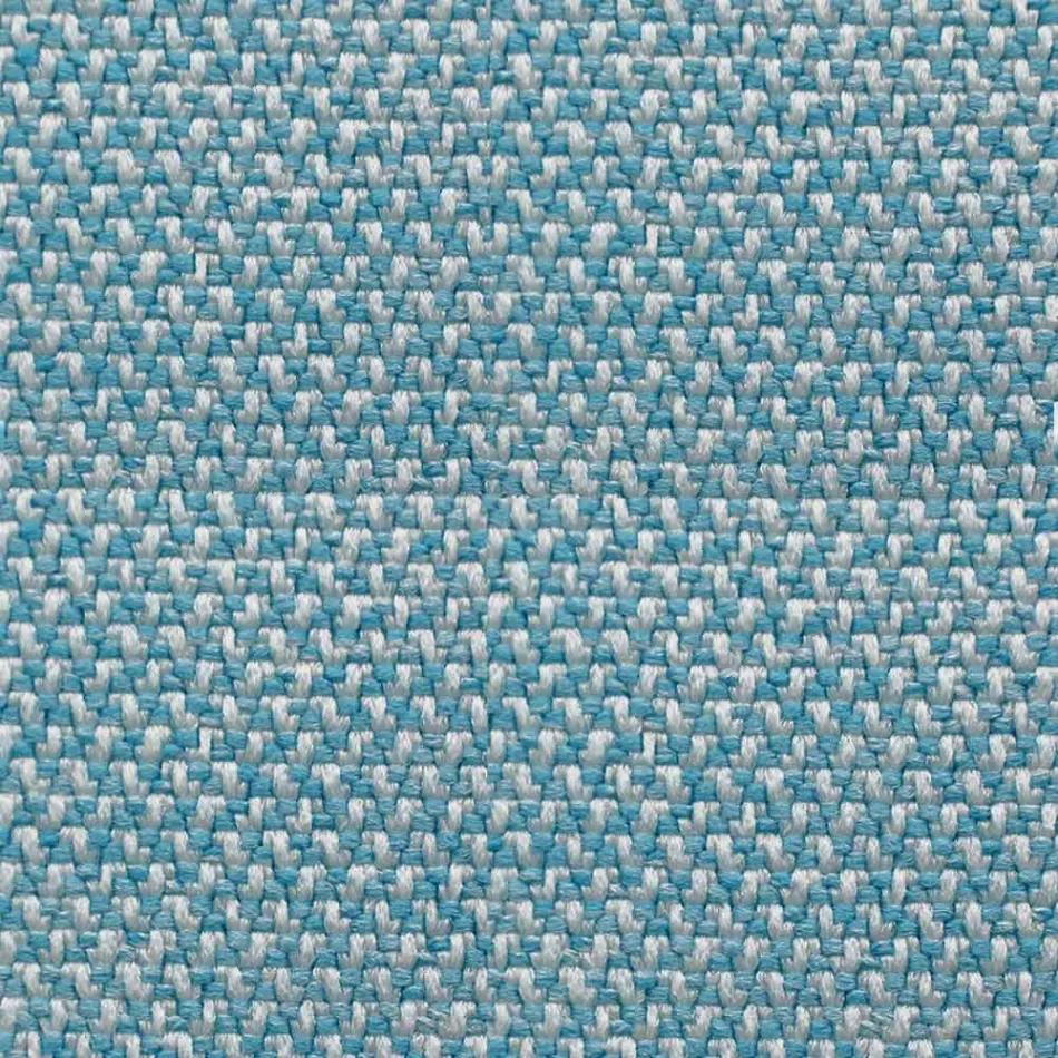 Tygfåtölj med svängbart lyxigt metallfot Tillverkad i Italien - Bergen Viadurini