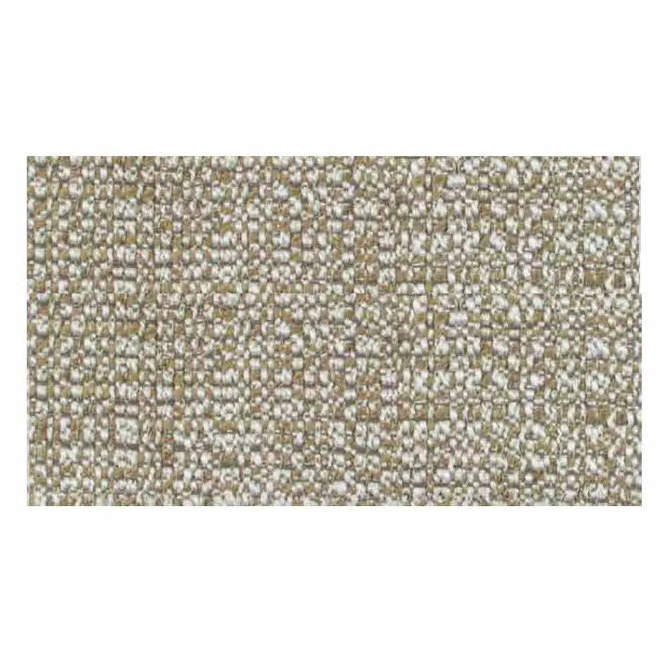 Tygfåtölj med vridbar bas i ädelmetall tillverkad i Italien - Papaya Viadurini