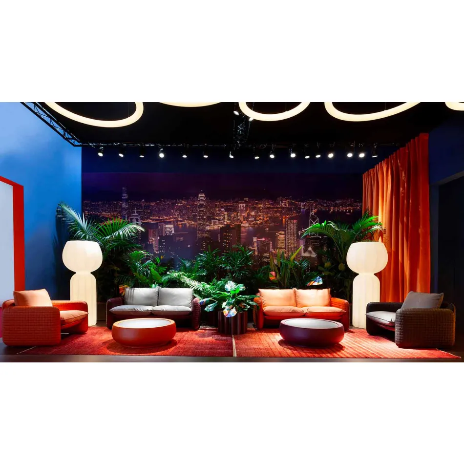 Loungestol med vattentäta kuddar för utomhus - Mara Slide Viadurini