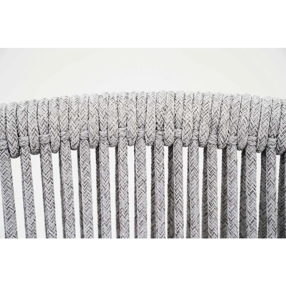 Garden Lounge fåtölj klädd tyg och aluminium - Smart av Varaschin Viadurini