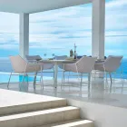 Varaschin Sommar Modern Garden Lounge Stol i Stål Viadurini