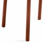 Fåtölj tillverkad i Italien täckt i Niles läder, modern design Viadurini