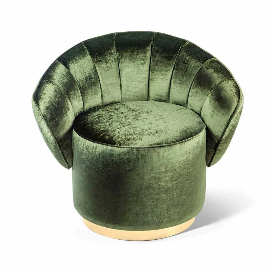 modern design fåtölj klädd i tyg Belle Viadurini