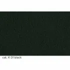 Modern fåtölj i glansigt svartlackerat trä och läder tillverkat i Italien - Conga Viadurini