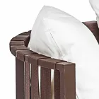 Utomhusfåtölj i aluminium och lyxiga rep 3 ytor - Julie Viadurini