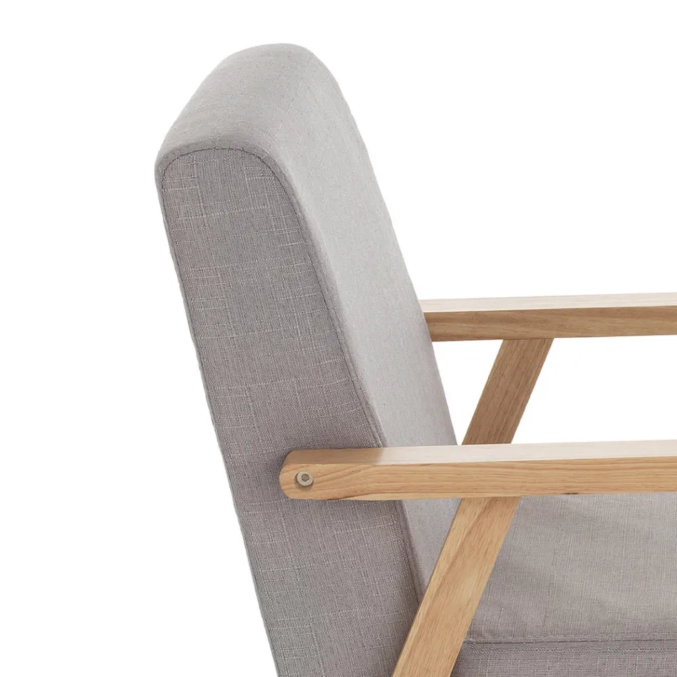 Fåtölj av massiv furu - Xenon Viadurini