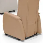 Avslappnande fåtölj i rosédesign med 2 motorer, tillverkad i Italien Viadurini