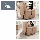 Avkopplande fåtölj med två motorer via Verona Viadurini