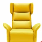 Motoriserad roterande relaxfåtölj 2 motorer tillverkade i Italien Bao design Viadurini